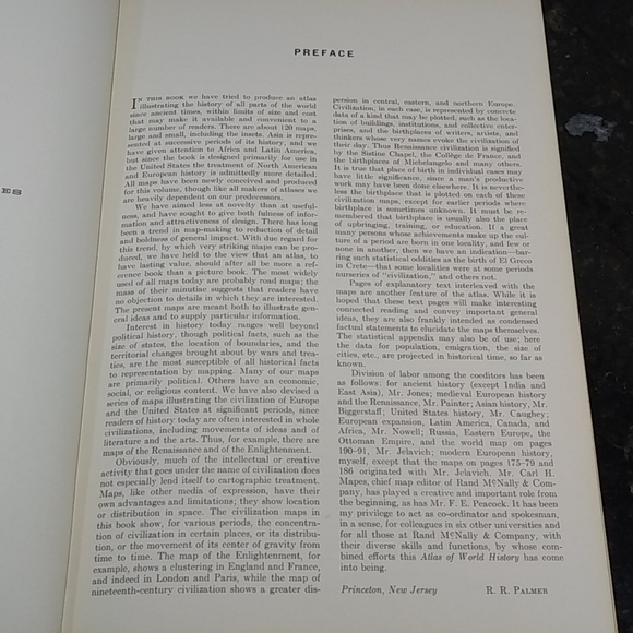 Vintage 1957 Rand McNally Atlas of World History - Picture 9 of 16